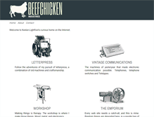 Tablet Screenshot of beefchicken.com